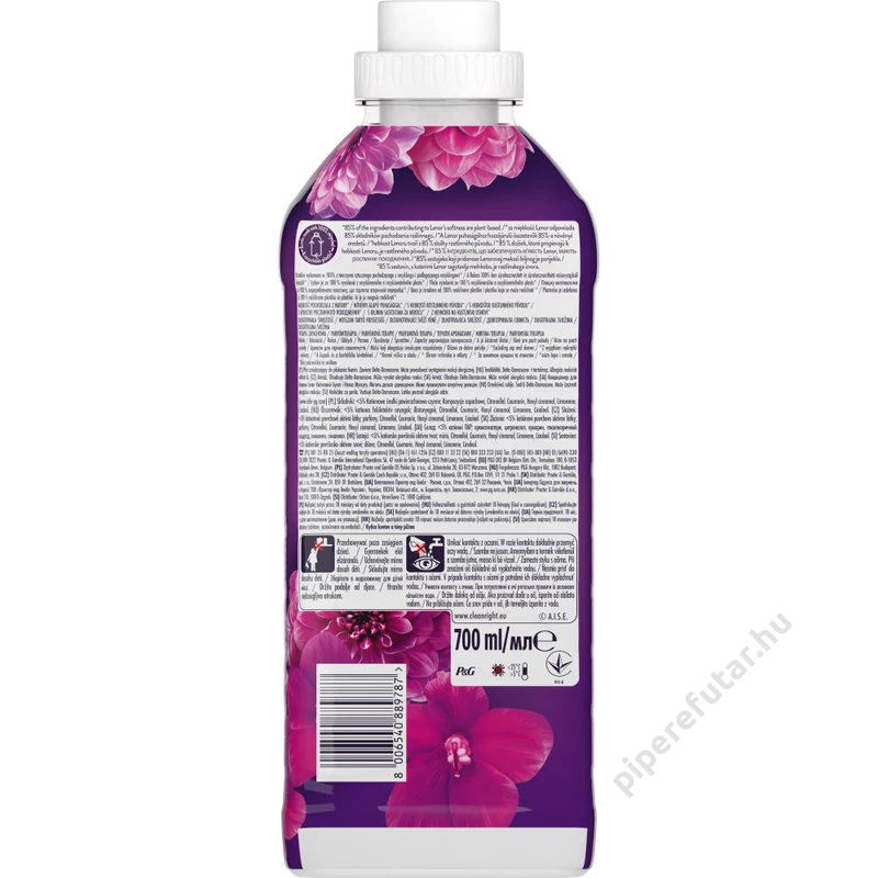 Lenor Perfume Therapy Relax textilöblítő 28 hátoldal