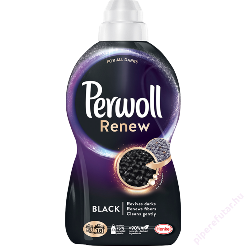 Perwoll Renew Black folyékony mosószer 18 mosáshoz