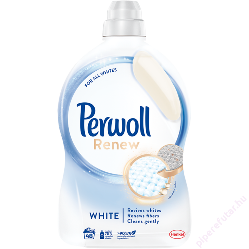 Perwoll Renew White folyékony mosószer 48 mosáshoz