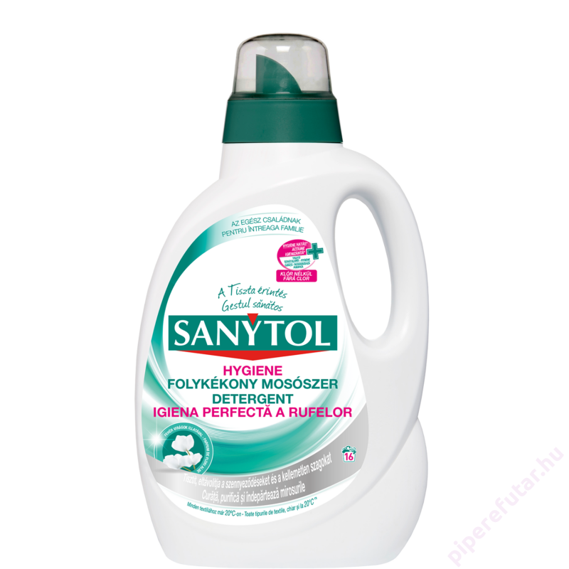 Sanytol Hygiene fehér virágok folyékony mosószer 1,65 liter