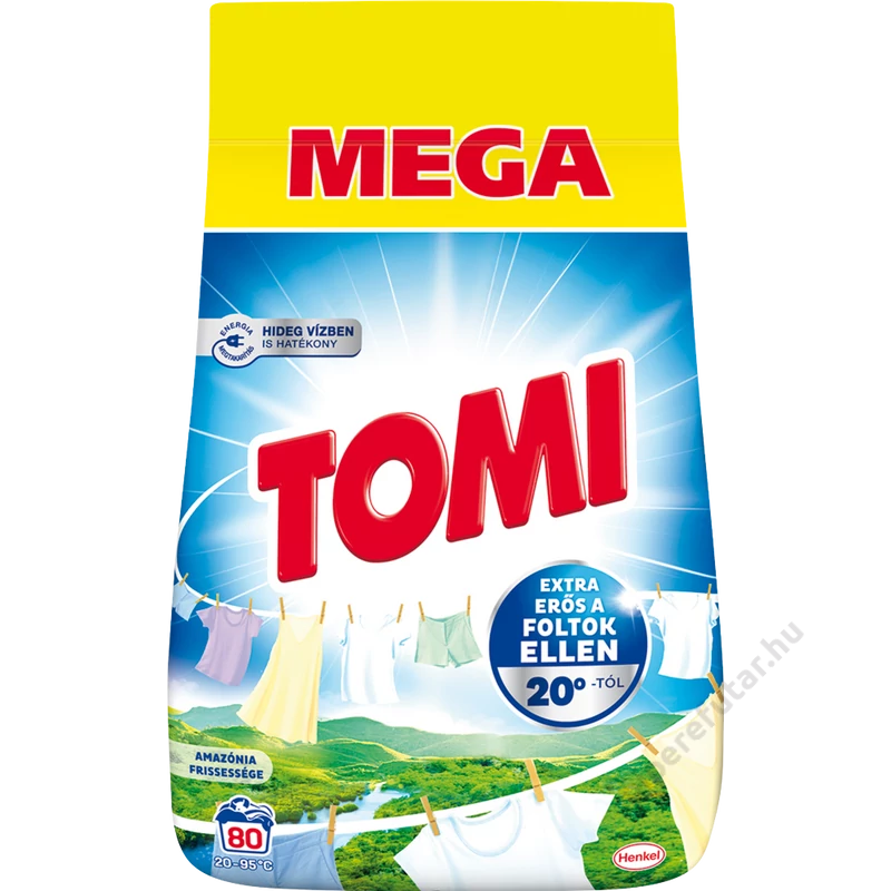 Tomi Amazónia frissessége mosópor 80 mosáshoz