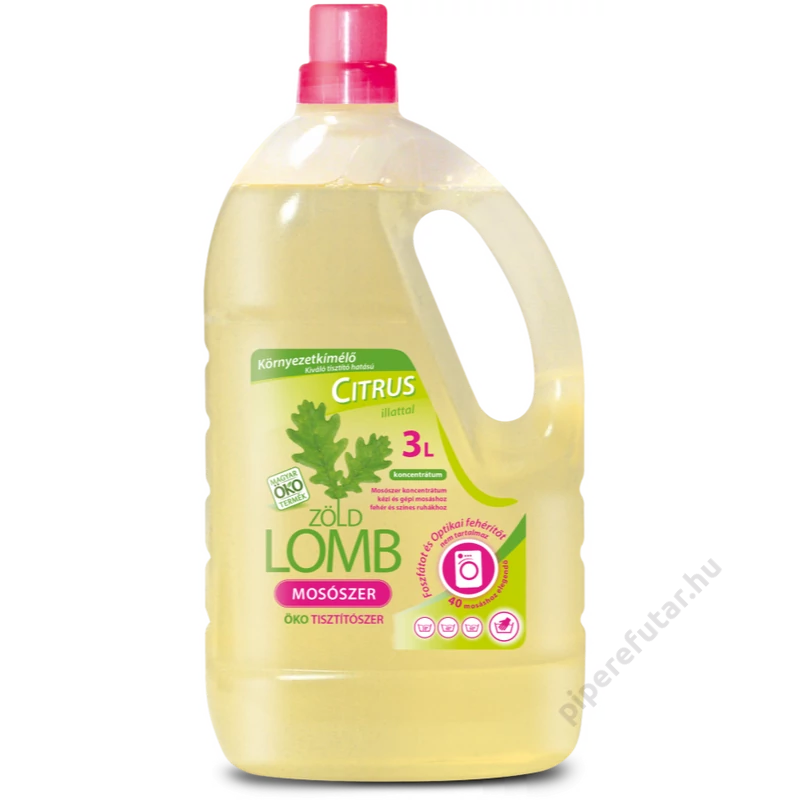 Zöldlomb citrus öko mosógél koncentrátum 3 liter