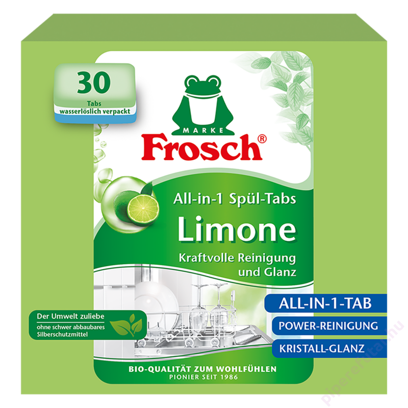 Frosch lemon citromos bio mosogatógép tabletta 30 darab