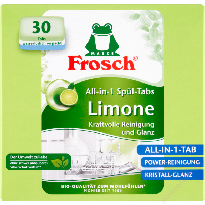 Frosch lemon citromos bio mosogatógép tabletta 30 darab