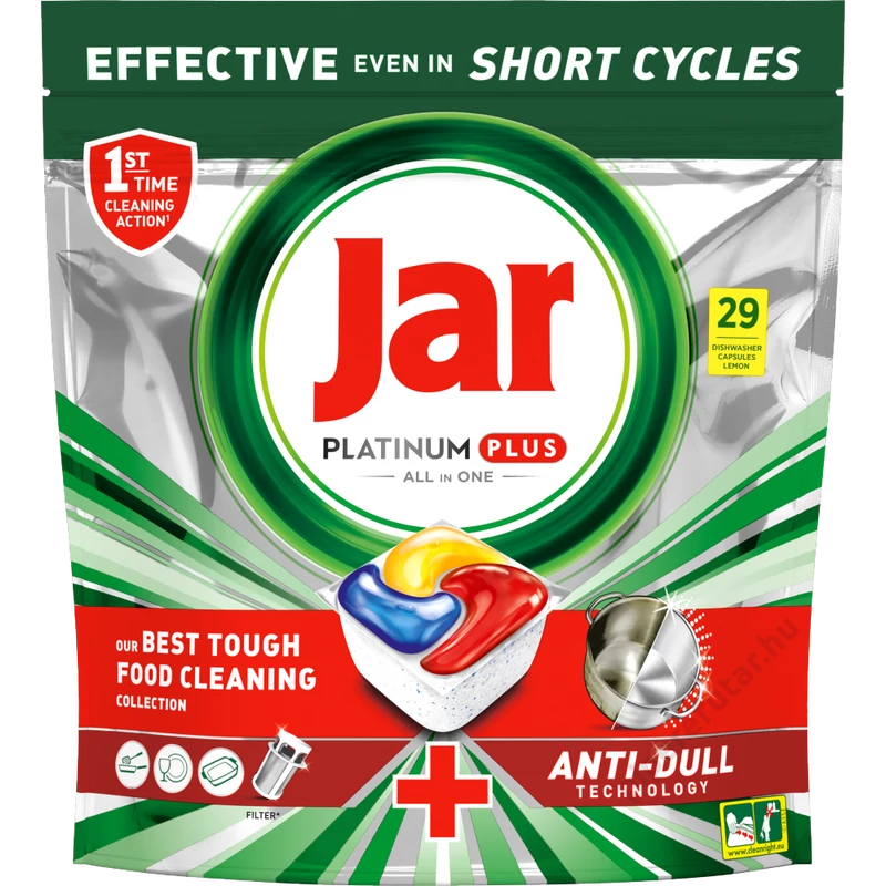 JAR Platinum Plus Lemon All in One mosogatókapszula 29 darab
