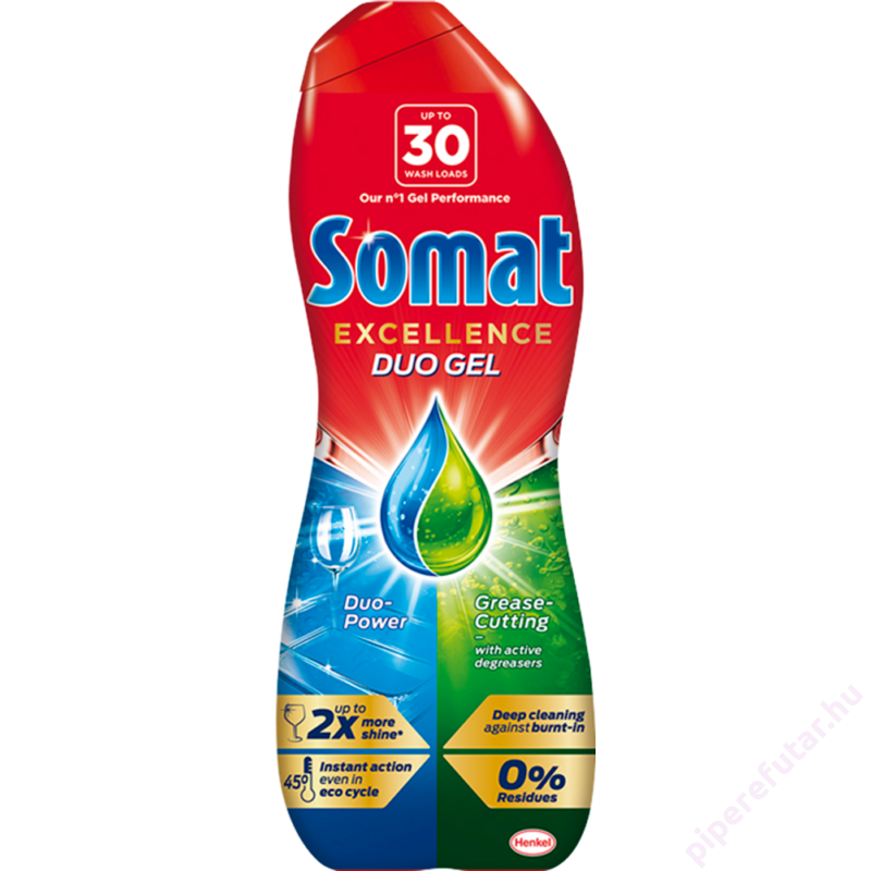 Somat Excellence Duo Gel with active degreasers mosogatógél 540 ml