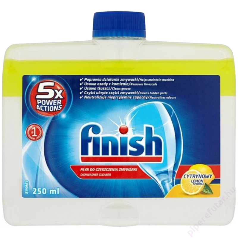 finish citromos mosogatógép tisztító folyadék 250 ml