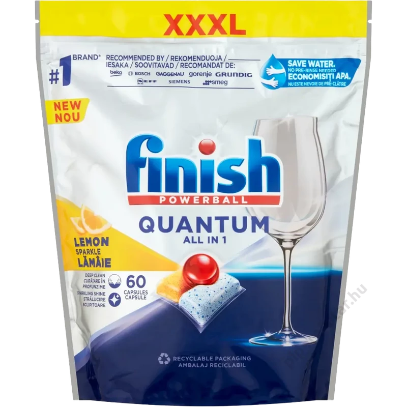 Finish Quantum Max citromos mosogatógép tabletta 60 darab