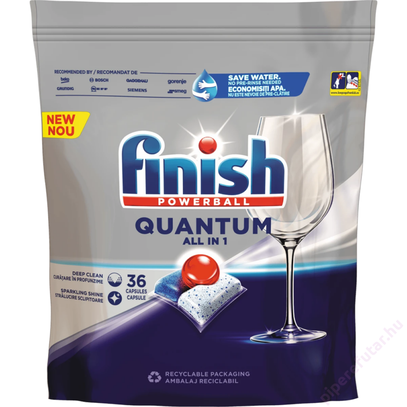 finish® Quantum All in 1 mosogatógép tabletta 36 db