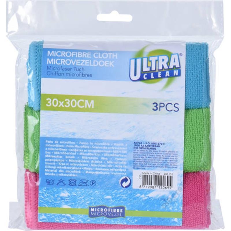 Ultra Clean mikroszálas törlőkendő 3 darab