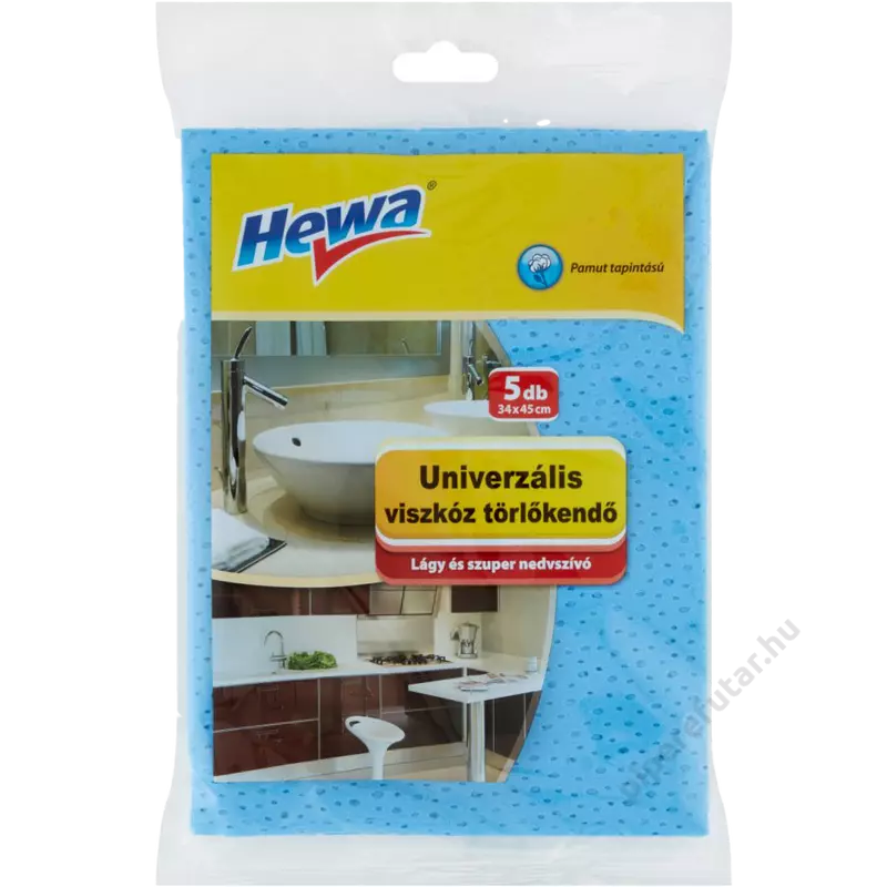 Hewa univerzális viszkóz törlőkendő 5 darab