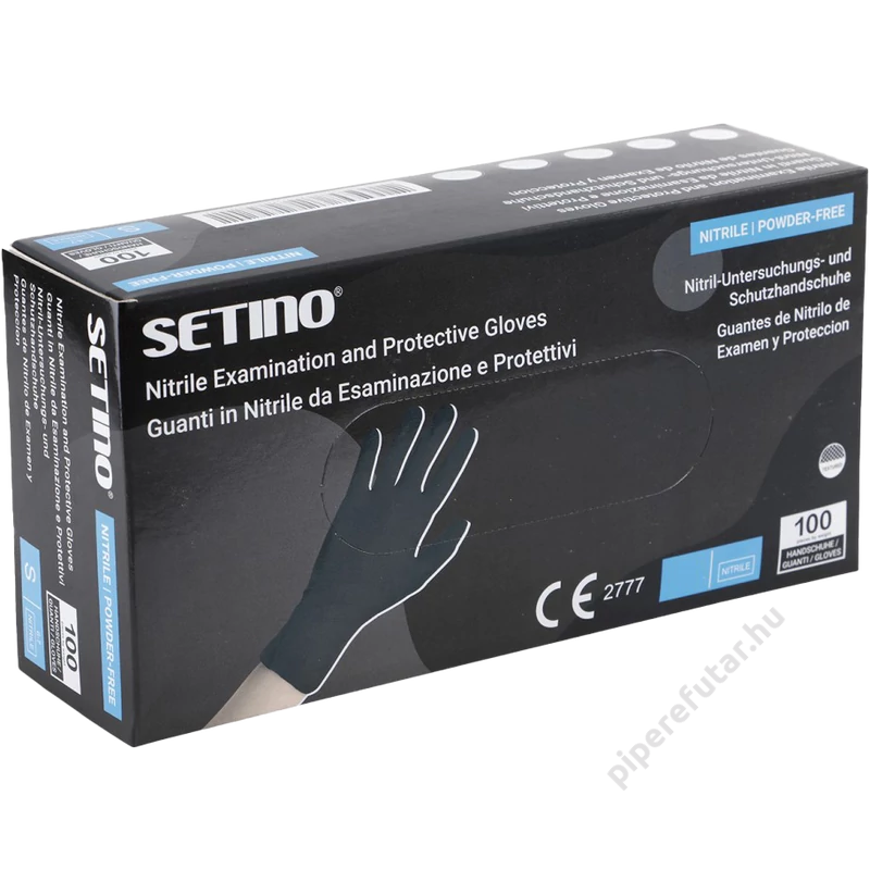 Setino nitril púdermentes fekete