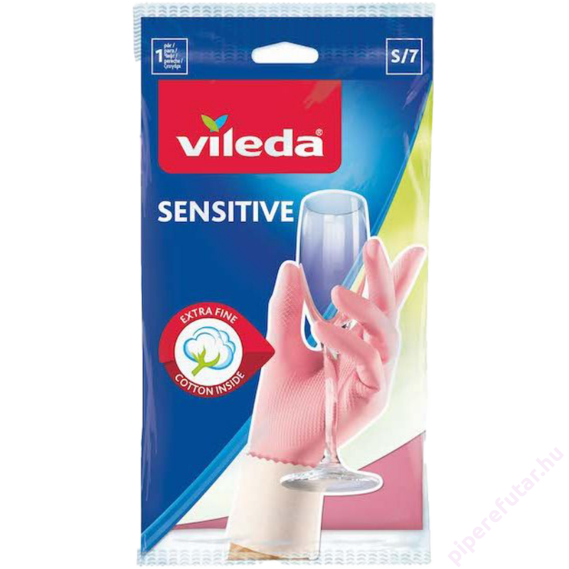 Vileda Sensitive gumikesztyű 1 db