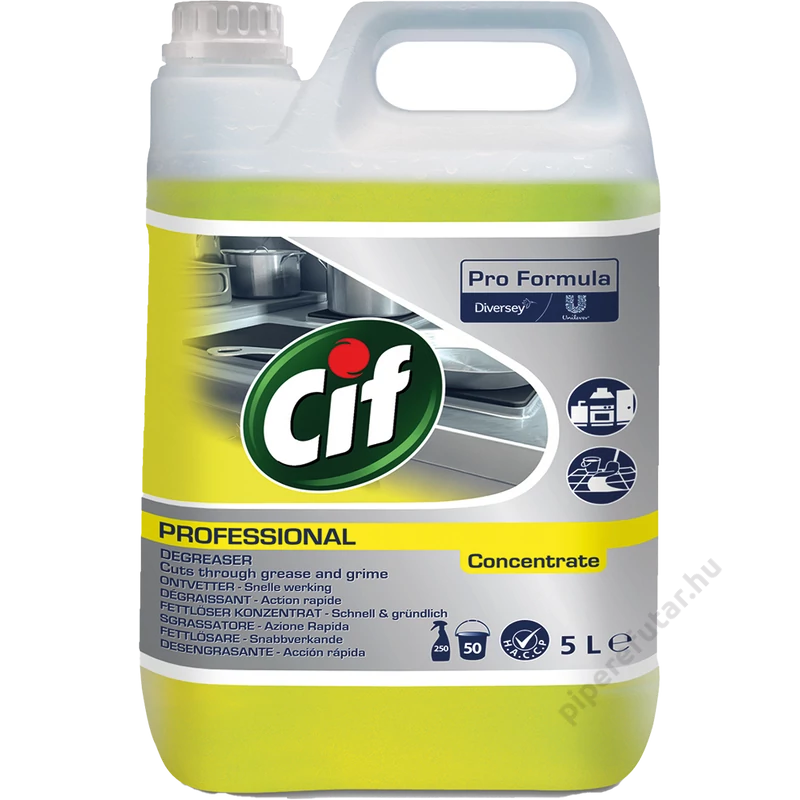 CIF PROFESSIONAL konyhai zsíroldó tisztítószer 5 liter