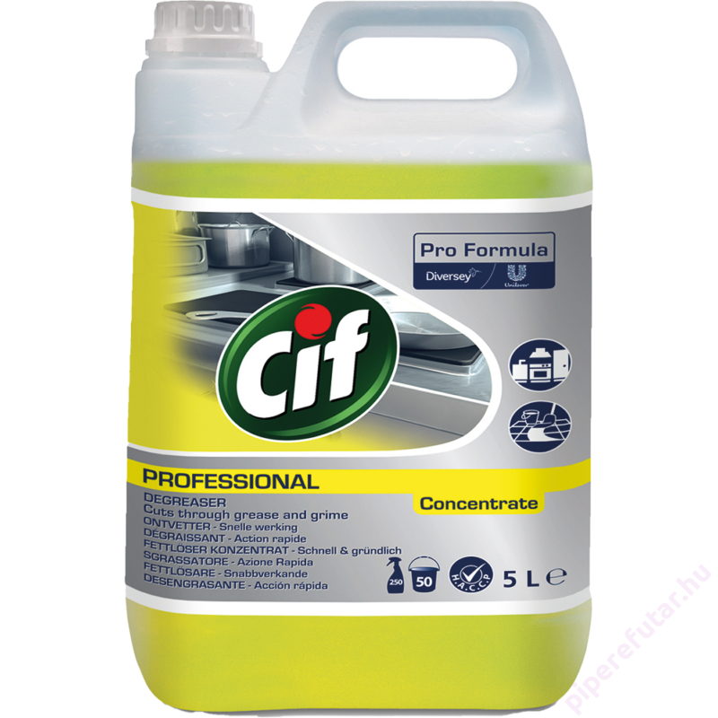 CIF PROFESSIONAL konyhai zsíroldó tisztítószer 5 liter