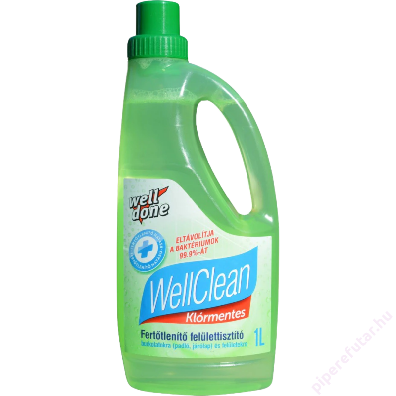 WellClean klórmentes fertőtlenítő felülettisztító 1 liter