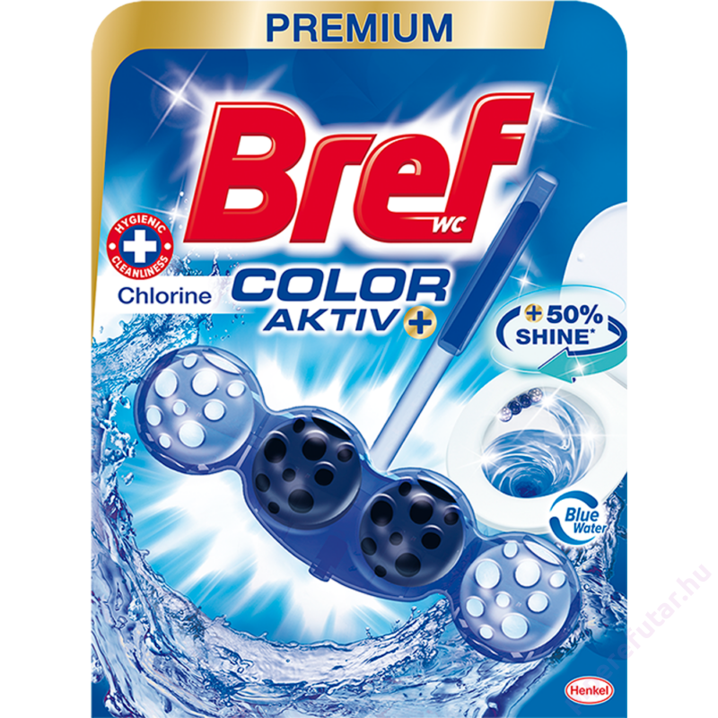 Bref Color Aktiv Chlorine WC tisztító és illatosító