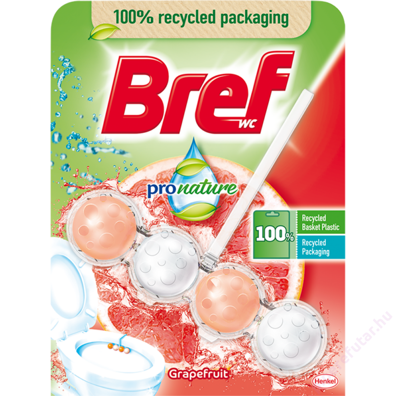 Bref ProNature Grapefruit WC tisztító és illatosító 1 darab