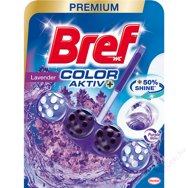 Bref Color Aktiv levendula WC tisztító és illatosító