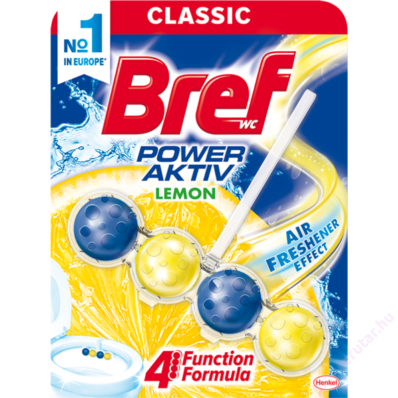 Bref Power Aktiv citrom illatú WC tisztító és illatosító