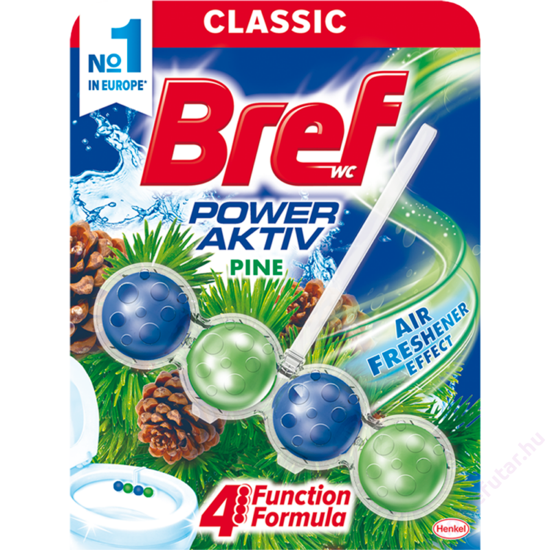 Bref Power Aktiv fenyő illatú WC tisztító és illatosító