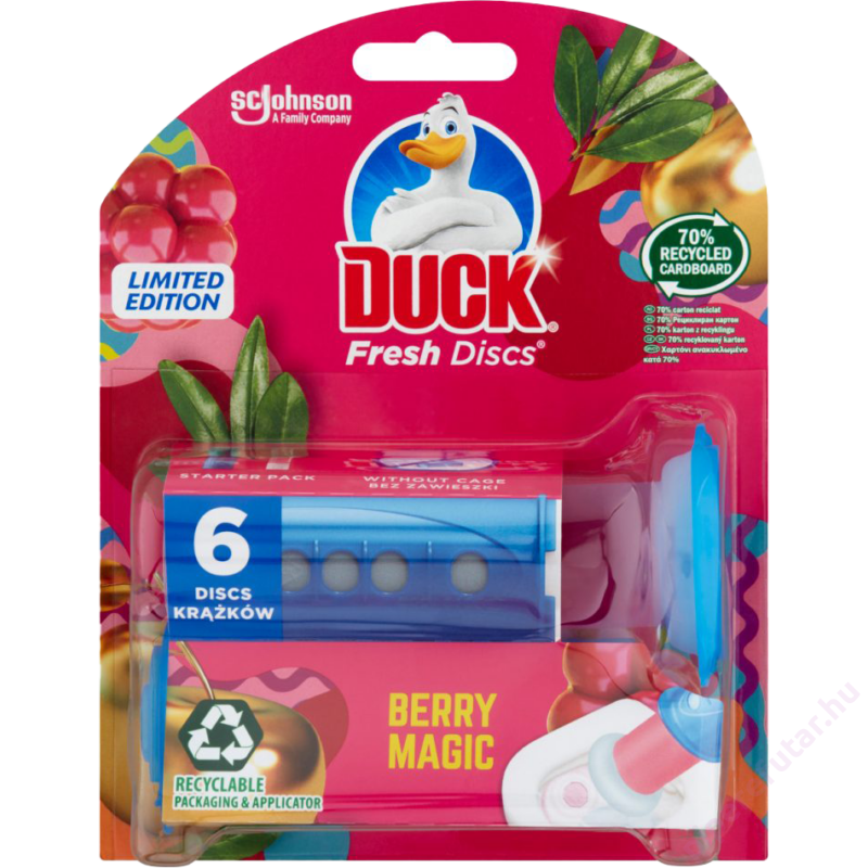 Duck Fresh Discs Berry Magic WC tisztító
