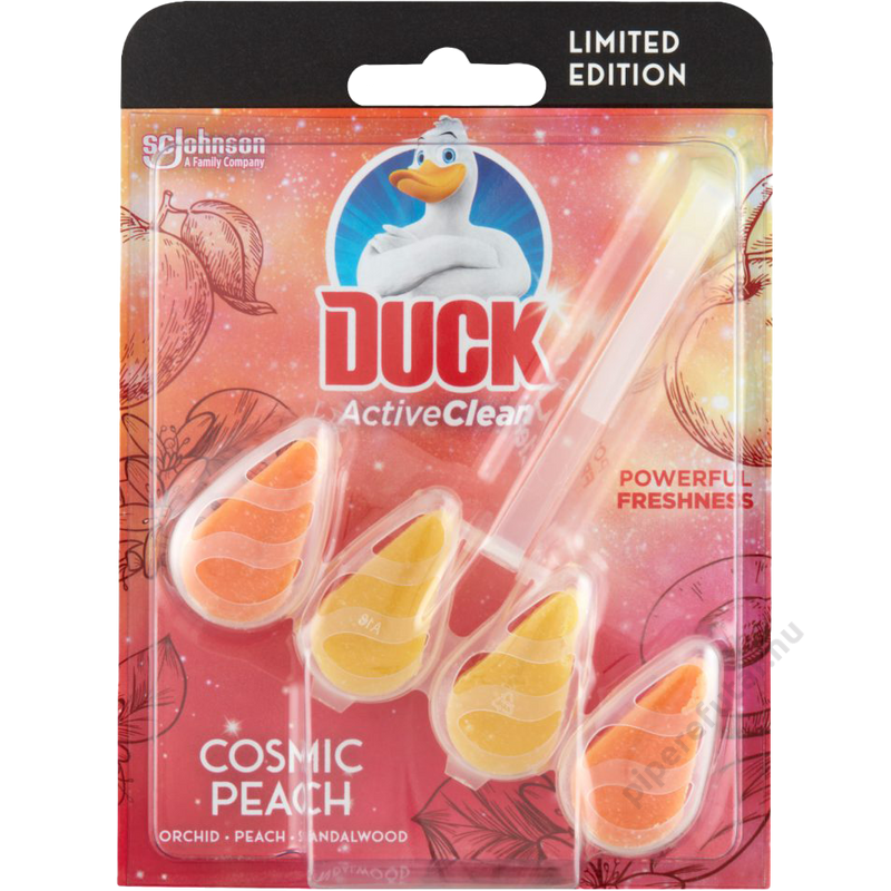 Duck Active Clean Cosmic Peach WC tisztító és illatosító
