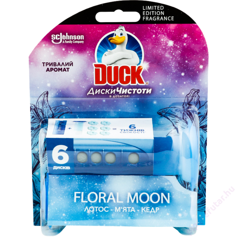 Duck Fresh Discs Floral Moon WC öblítő