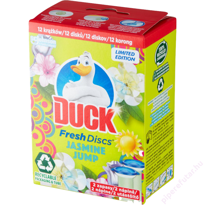 Duck Fresh Discs Jasmine Jump WC tisztító utántöltő