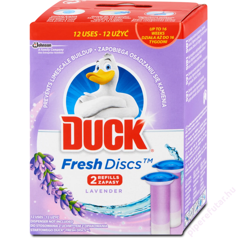 Duck Fresh Discs Lavender WC öblítő utántöltő
