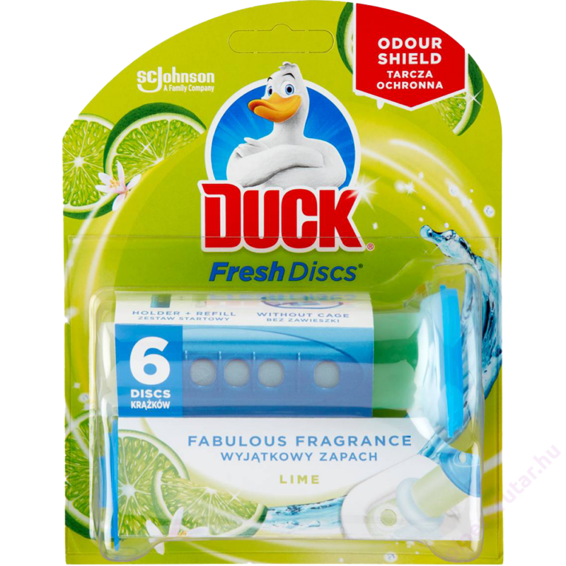Duck Fresh Discs Lime WC öblítő