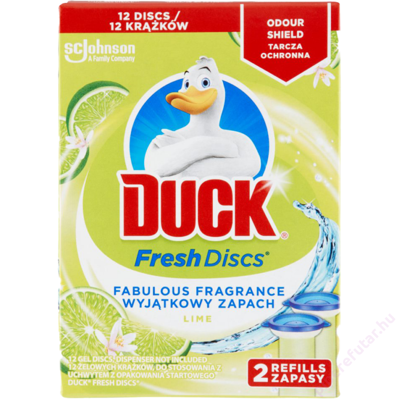 Duck Fresh Discs Lime WC öblítő utántöltő