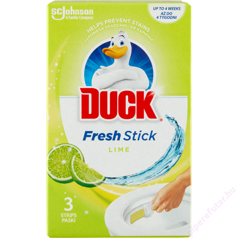 Duck Fresh Stick Lime illatú WC öblítő gél csík