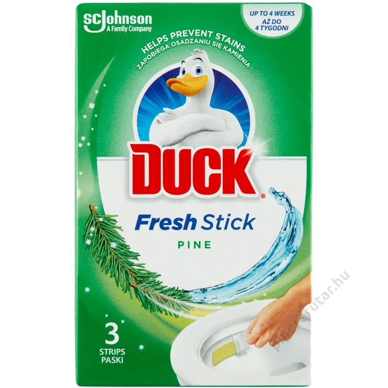 Duck Fresh Stick Pine fenyő illatú WC öblítő gél csík