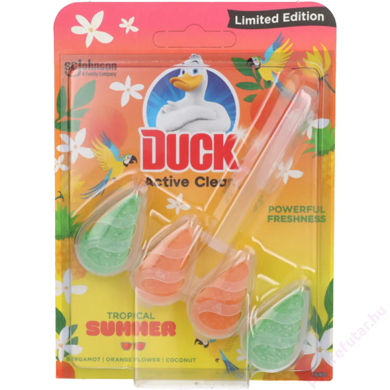 Duck Active Clean Tropical Summer WC tisztító és illatosító