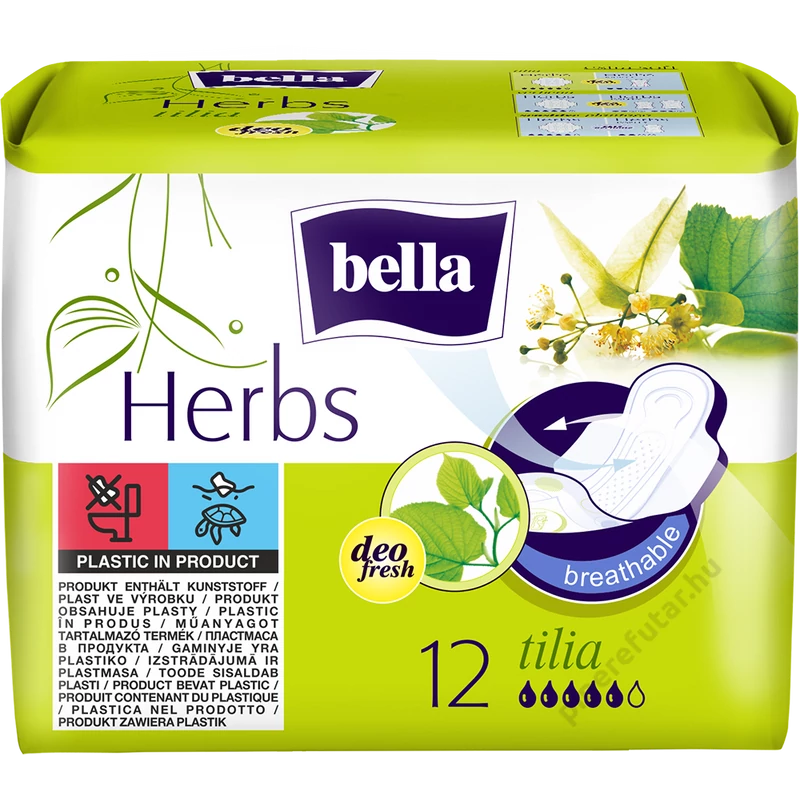Bella Herbs Tilia egészségügyi betét 12 db