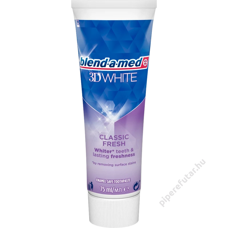 Blend-a-med 3D White Classic Fresh fogkrém 75 ml tubus