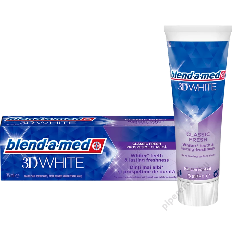 Blend-a-med 3D White Classic Fresh fogkrém 75 ml