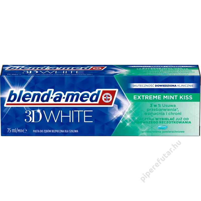 Blend-a-med 3D White Extreme Mint Kiss fogkrém 75 ml doboz