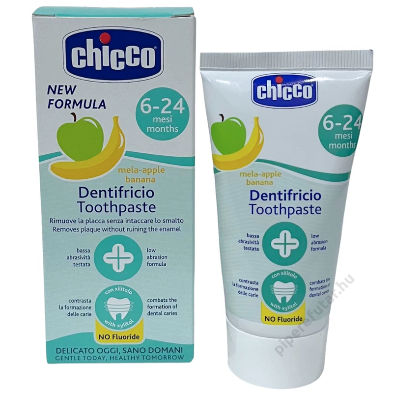 Chicco Alma és Banán ízű fluoridmentes fogkrém