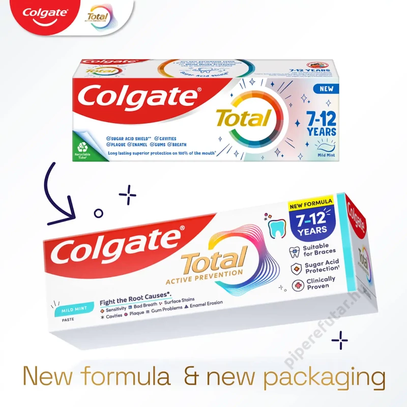 Colgate® Total fogkrém 7-12 new