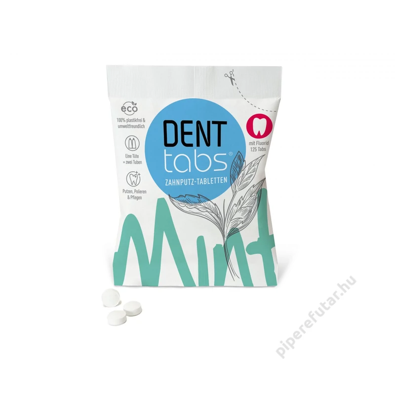 Denttabs fogtisztító tabletta FLUORIDDAL 125 db