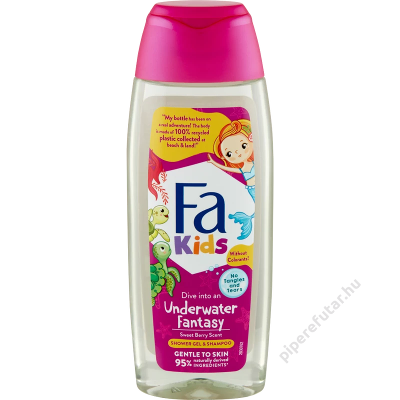 FA KIDS Underwater Fantasy 2in1 tusfürdő és sampon lányoknak 250 ml