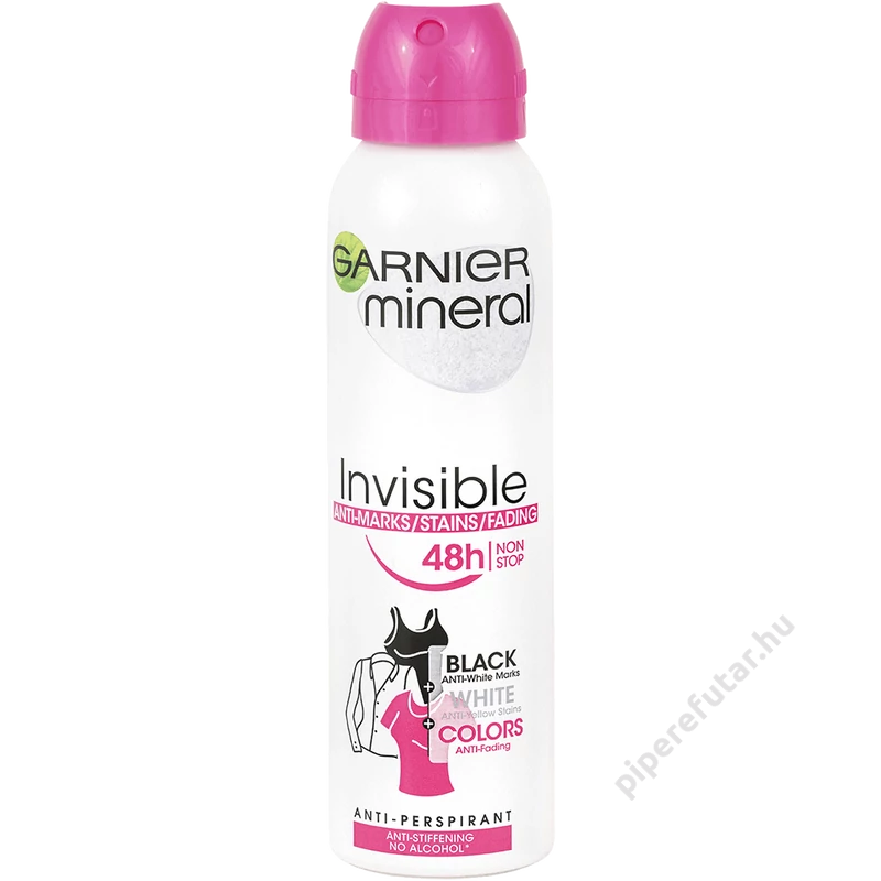garnier invisible black white colors deo spray