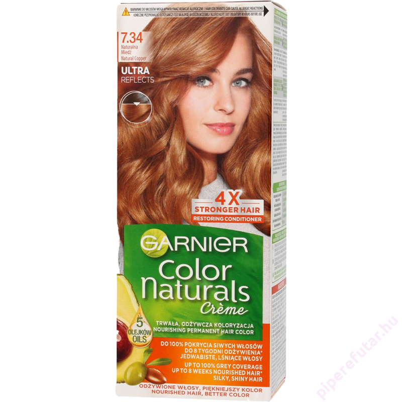 Garnier Color Naturals 7.34 természetes rézvörös hajfesték