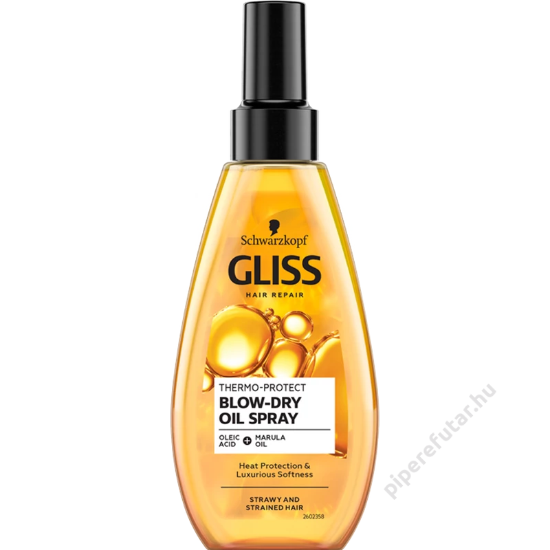 Gliss Blow Dry hővédő hajolaj 150 ml