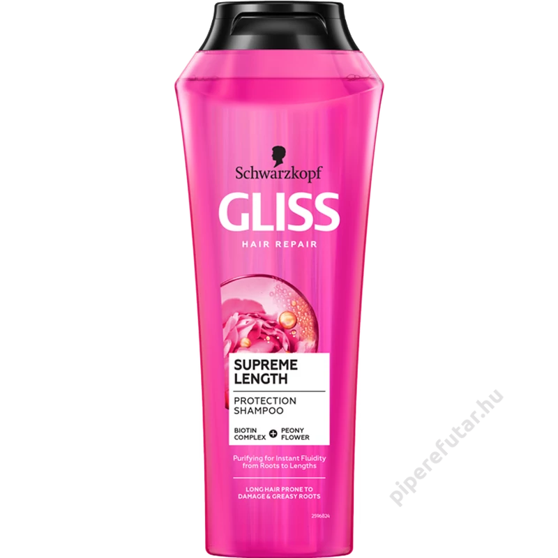 Gliss Supreme Length hajregeneráló sampon hosszú hajra 250 ml