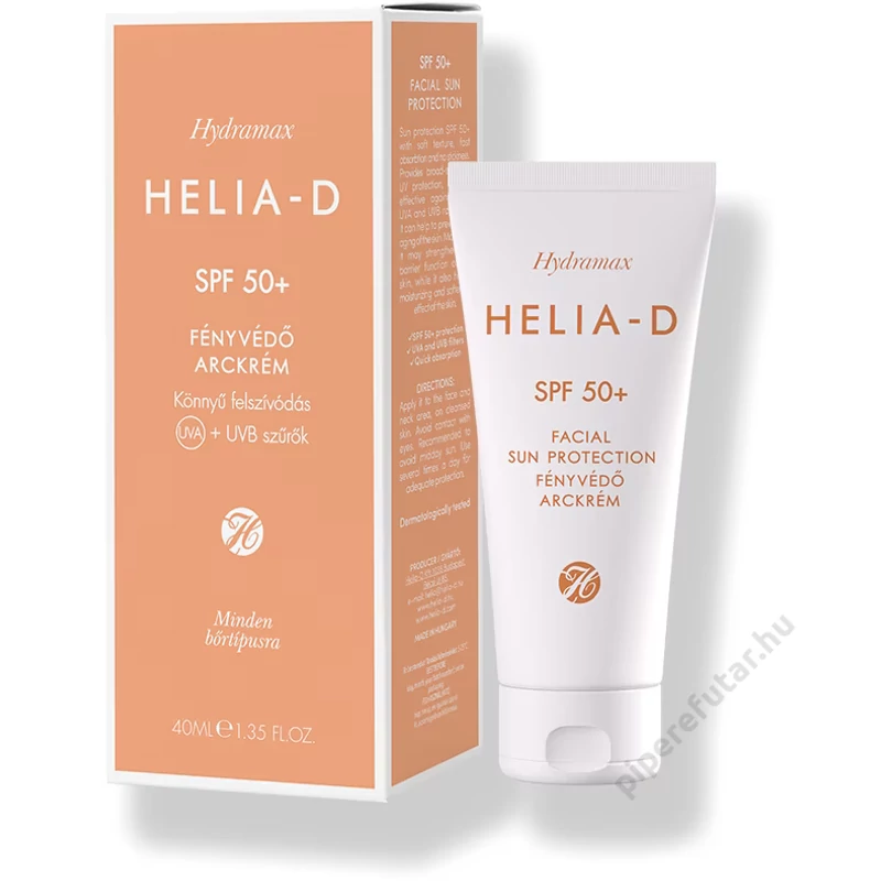 Helia-D Hydramax fényvédő arckrém SPF50+