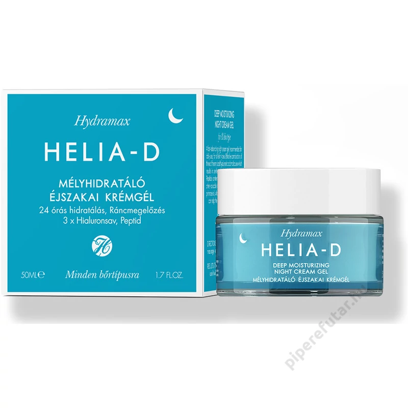 Helia-D Hydramax mélyhidratáló éjszakai krémgél 50ml