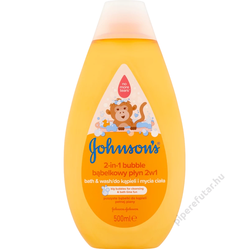 Johnson's 2in1 bubble buborékos fürdető és tusfürdő gyermekeknek 500 ml